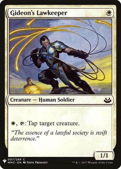 Gideon's Lawkeeper (Mystery Booster) Near Mint