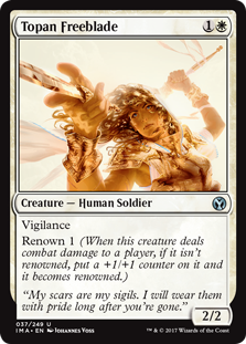 Topan Freeblade (Iconic Masters) Near Mint