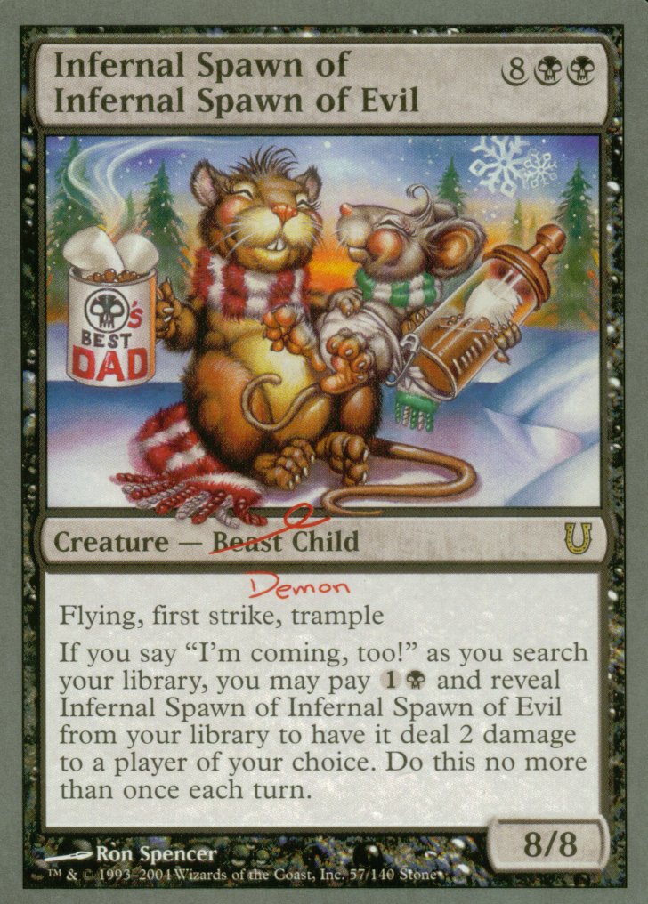 Infernal Spawn of Infernal Spawn of Evil (Unhinged) Near Mint