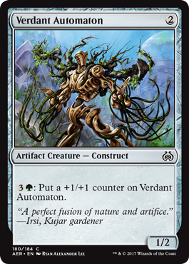 Verdant Automaton (Aether Revolt) Near Mint Foil