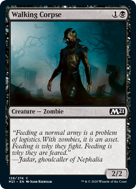 Walking Corpse (Magic 2021 Core Set) Near Mint