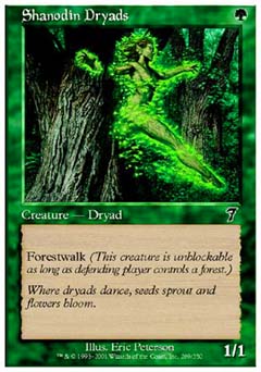 Shanodin Dryads (7th Edition) Near Mint