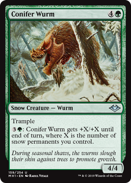 Conifer Wurm (Modern Horizons) Near Mint Foil
