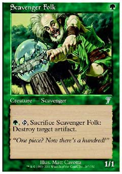 Scavenger Folk (7th Edition) Light Play
