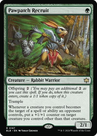 Pawpatch Recruit (Bloomburrow) Near Mint Foil