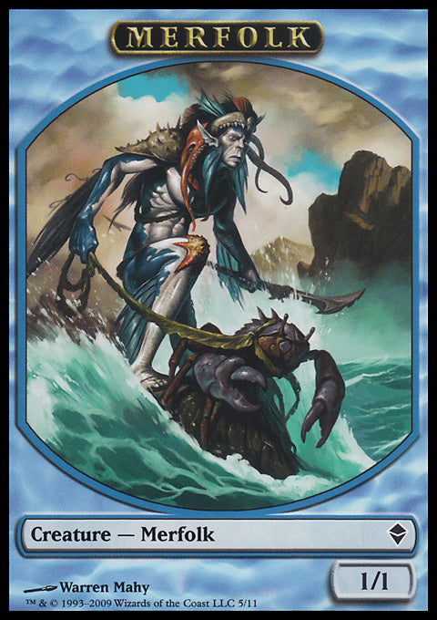 Merfolk (Token) (Zendikar) Near Mint