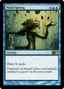 Mind Spring (Magic 2010 Core Set) Near Mint Foil