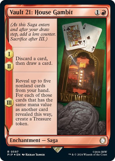 Vault 21: House Gambit (Surge Foil) (Universes Beyond: Fallout) Near Mint