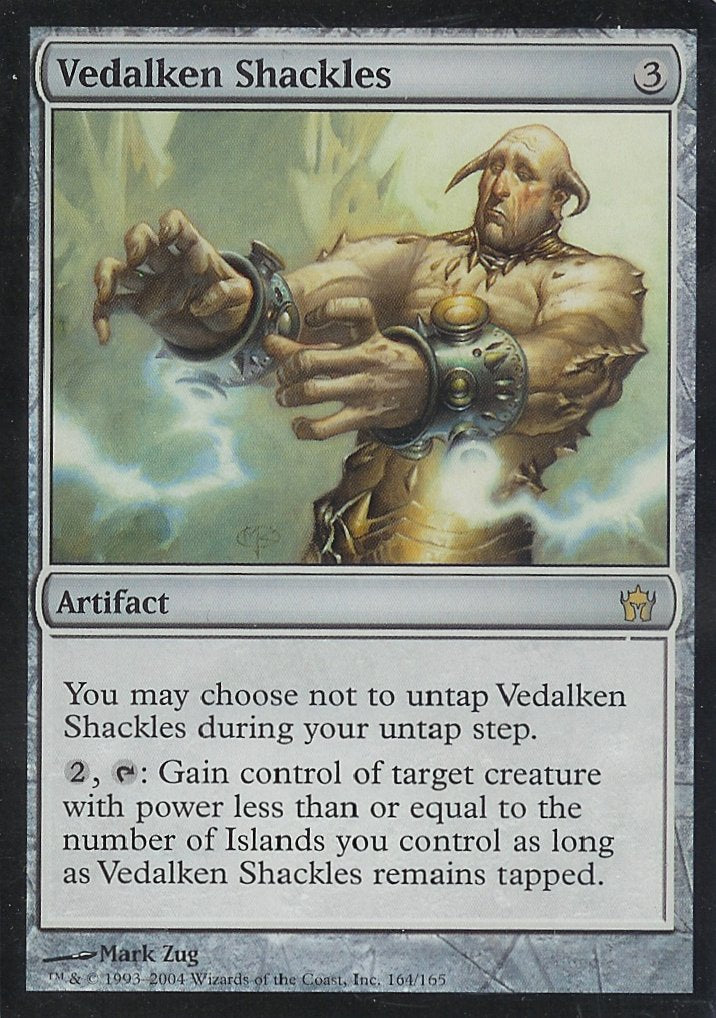Vedalken Shackles (Fifth Dawn) Light Play Foil