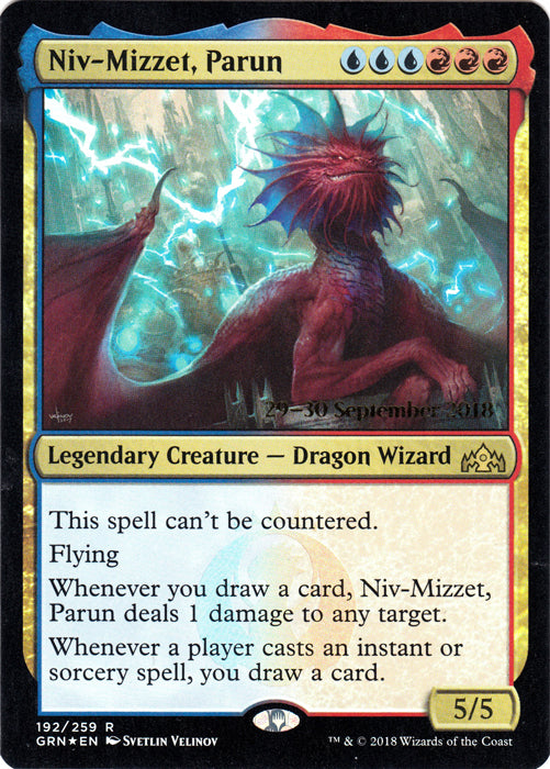 Niv-Mizzet Parun (Prerelease Foil) (Promotional Cards) Near Mint Foil