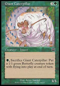 Giant Caterpillar (Mercadian Masques) Near Mint