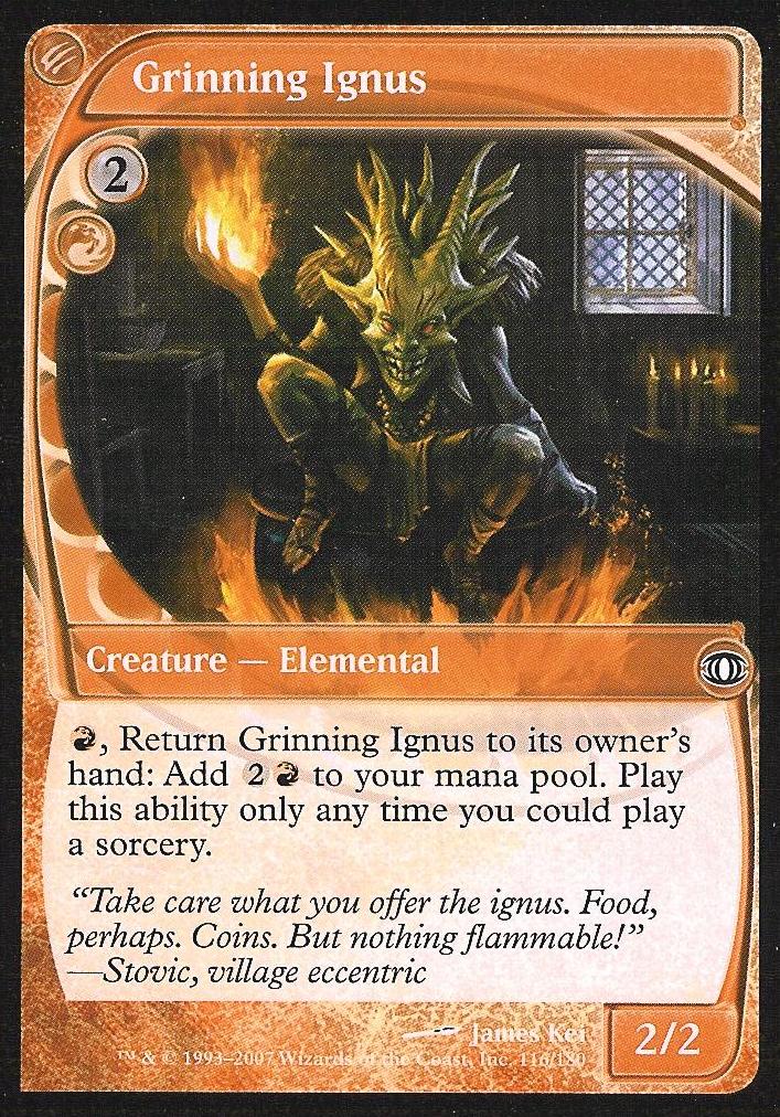 Grinning Ignus (Futuresight) Near Mint Foil