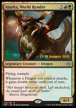 Atarka World Render (Prerelease Promo) (Promotional Cards) Near Mint Foil