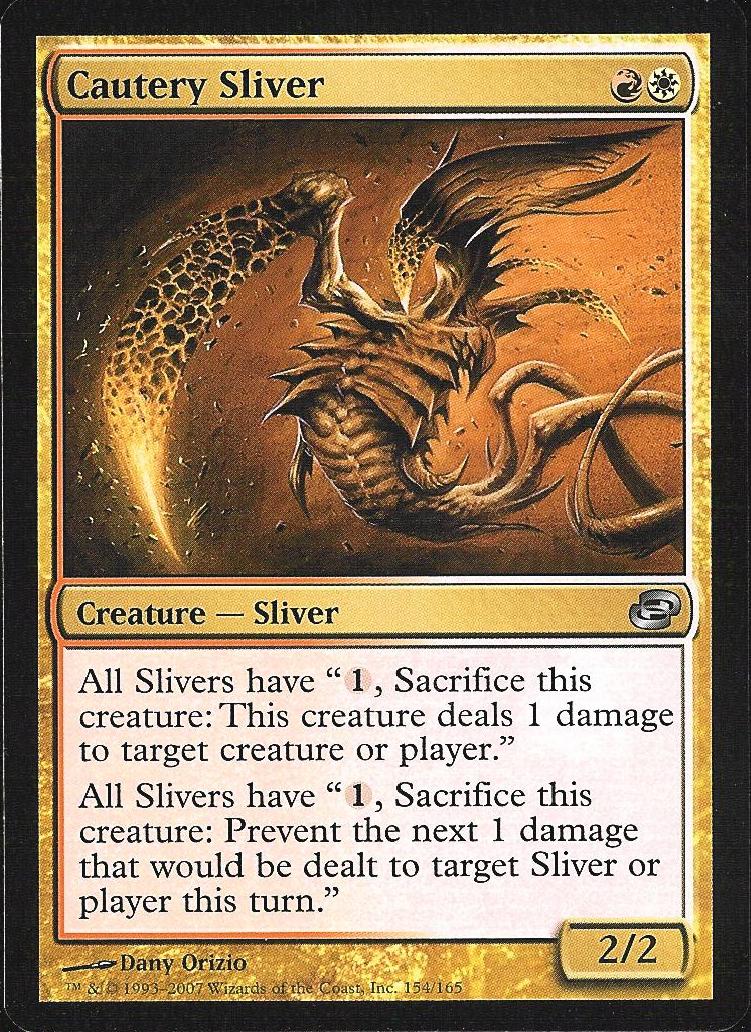 Cautery Sliver (Planar Chaos) Near Mint Foil