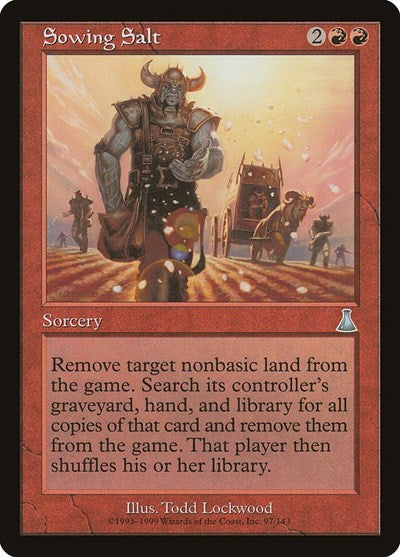 Sowing Salt (Urza's Destiny) Near Mint Foil