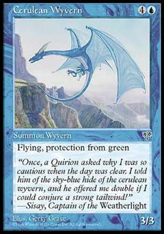 Cerulean Wyvern (Mirage) Near Mint