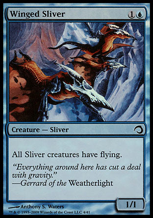 Winged Sliver (Premium Deck Series: Slivers) Light Play Foil