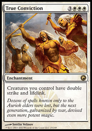 True Conviction (Scars of Mirrodin) Near Mint Foil