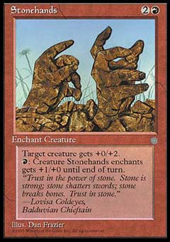 Stonehands (Ice Age) Near Mint