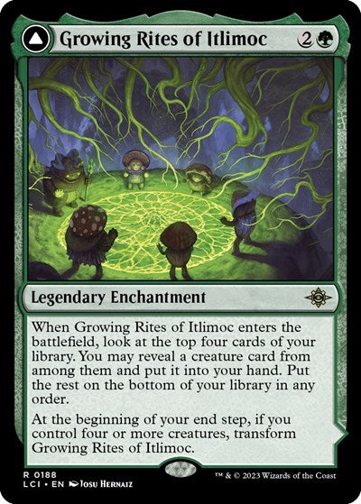 Growing Rites of Itlimoc (The Lost Caverns of Ixalan) Near Mint Foil