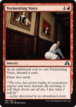 Tormenting Voice (Shadows Over Innistrad) Near Mint Foil