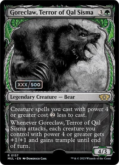 Goreclaw, Terror of Qal Sisma (Serialized) (March of the Machine: Multiverse Legends) Near Mint