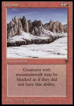 Crevasse (Legends) Near Mint