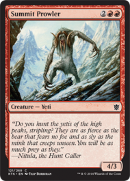 Summit Prowler (Khans of Tarkir) Near Mint Foil