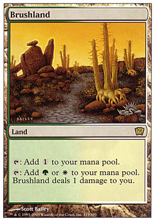 Brushland (9th Edition) Near Mint Foil