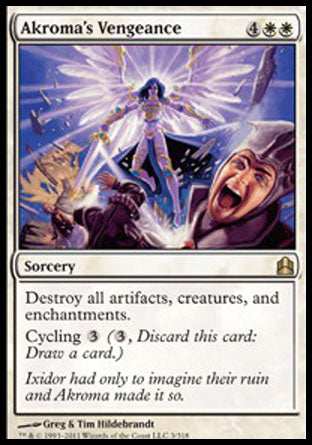 Akroma's Vengeance (Commander) Near Mint