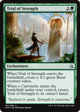Trial of Strength (Amonkhet) Near Mint