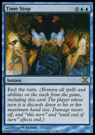 Time Stop (10th Edition) Near Mint Foil
