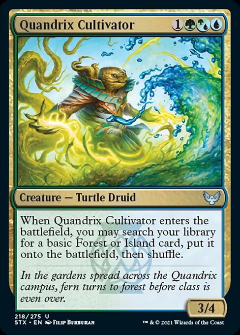 Quandrix Cultivator (Strixhaven) Near Mint Foil