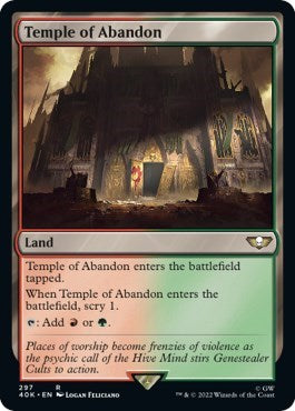Temple of Abandon (Surge Foil) (Universes Beyond: Warhammer 40K) Near Mint