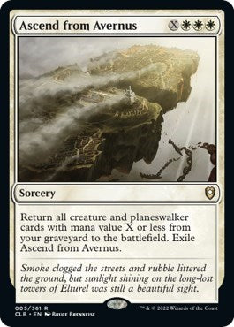Ascend from Avernus (Commander Legends: Battle for Baldur's Gate) Near Mint Foil