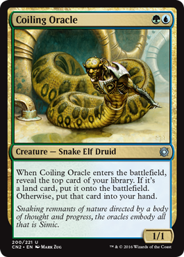 Coiling Oracle (Conspiracy: Take the Crown) Near Mint