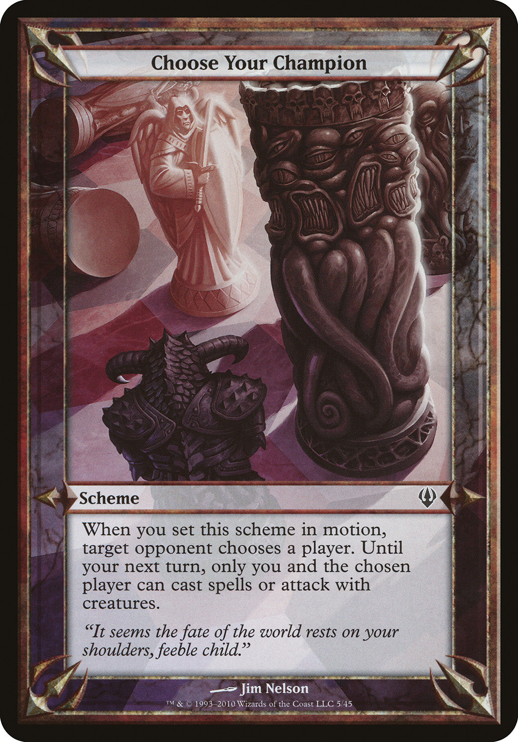 Choose Your Champion (Scheme) (Archenemy) Near Mint