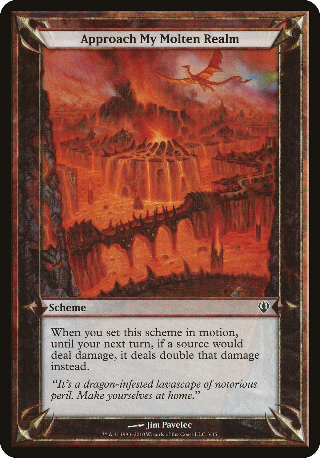 Approach My Molten Realm (Scheme) (Archenemy) Near Mint