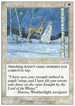 Serra's Blessing (Classic 6th Edition) Light Play