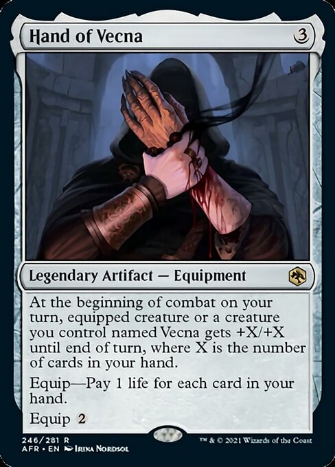 Hand of Vecna (Adventures in the Forgotten Realms) Near Mint Foil