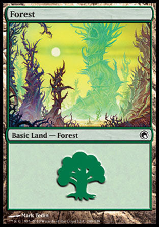Forest (248) (Scars of Mirrodin) Near Mint