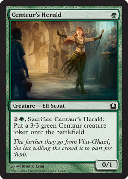 Centaur's Herald (Return to Ravnica) Near Mint Foil
