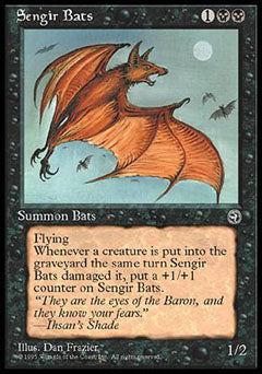 Sengir Bats (1) (Homelands) Near Mint