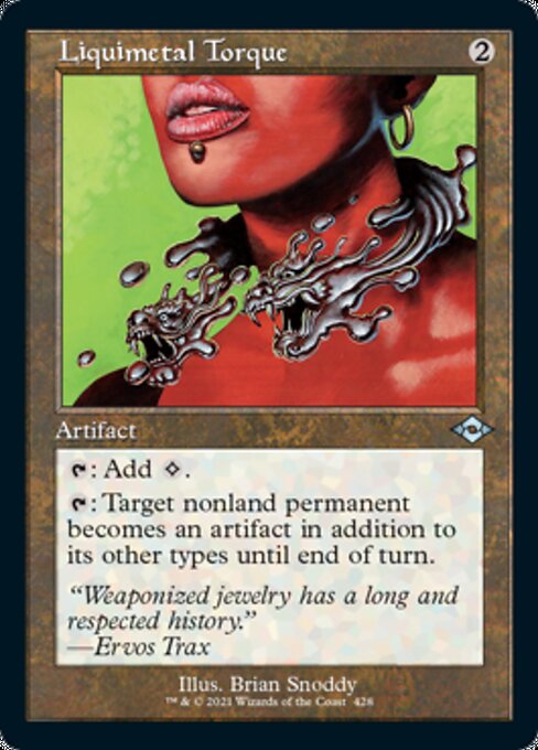 Liquimetal Torque (Retro Frame) (Modern Horizons 2) Near Mint