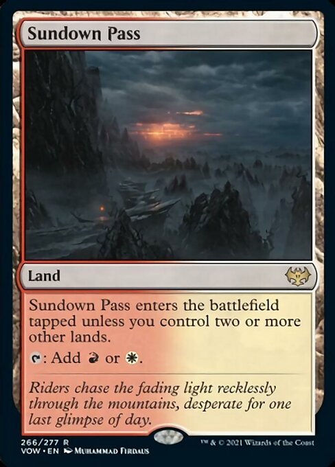 Sundown Pass (Innistrad: Crimson Vow) Near Mint