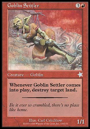 Goblin Settler (Starter 1999) Near Mint