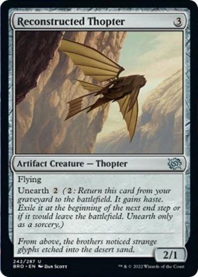 Reconstructed Thopter (The Brothers' War) Near Mint
