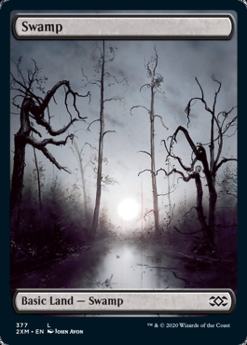 Swamp (377) (Double Masters) Near Mint