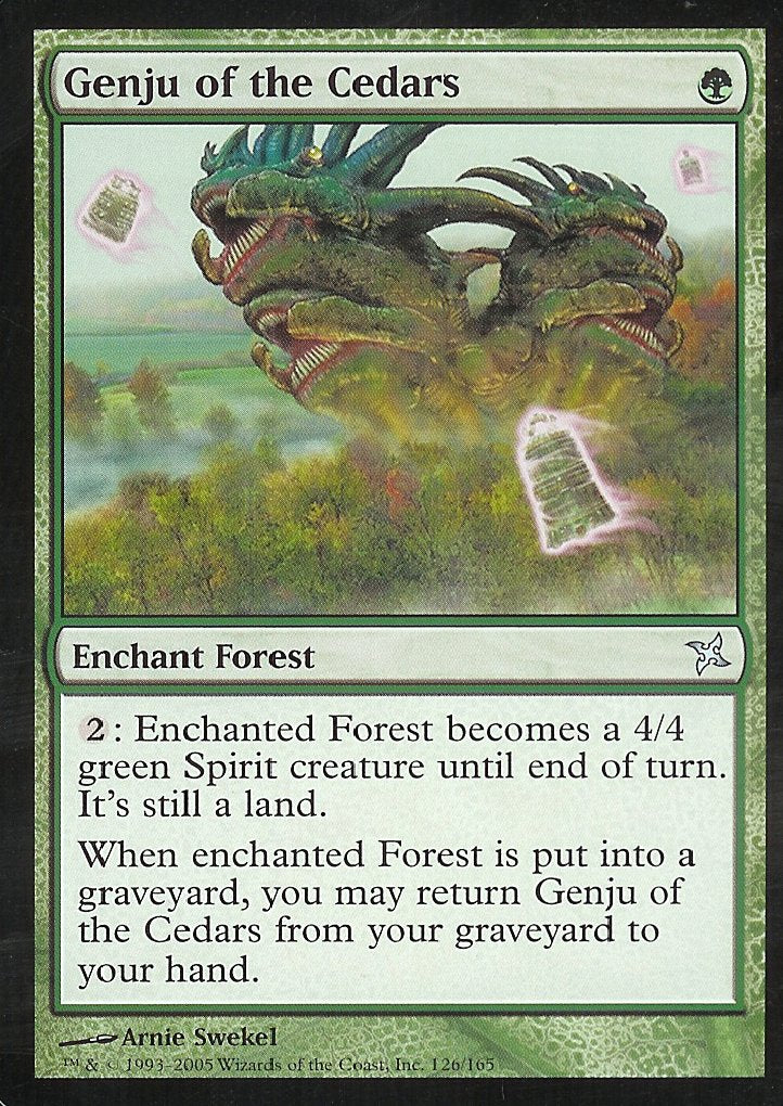 Genju of the Cedars (Betrayers of Kamigawa) Near Mint Foil
