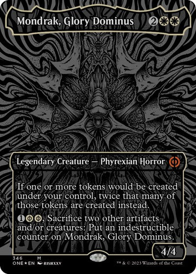 Mondrak, Glory Dominus (Oil Slick Raised Foil) (Phyrexia: All Will Be One) Near Mint
